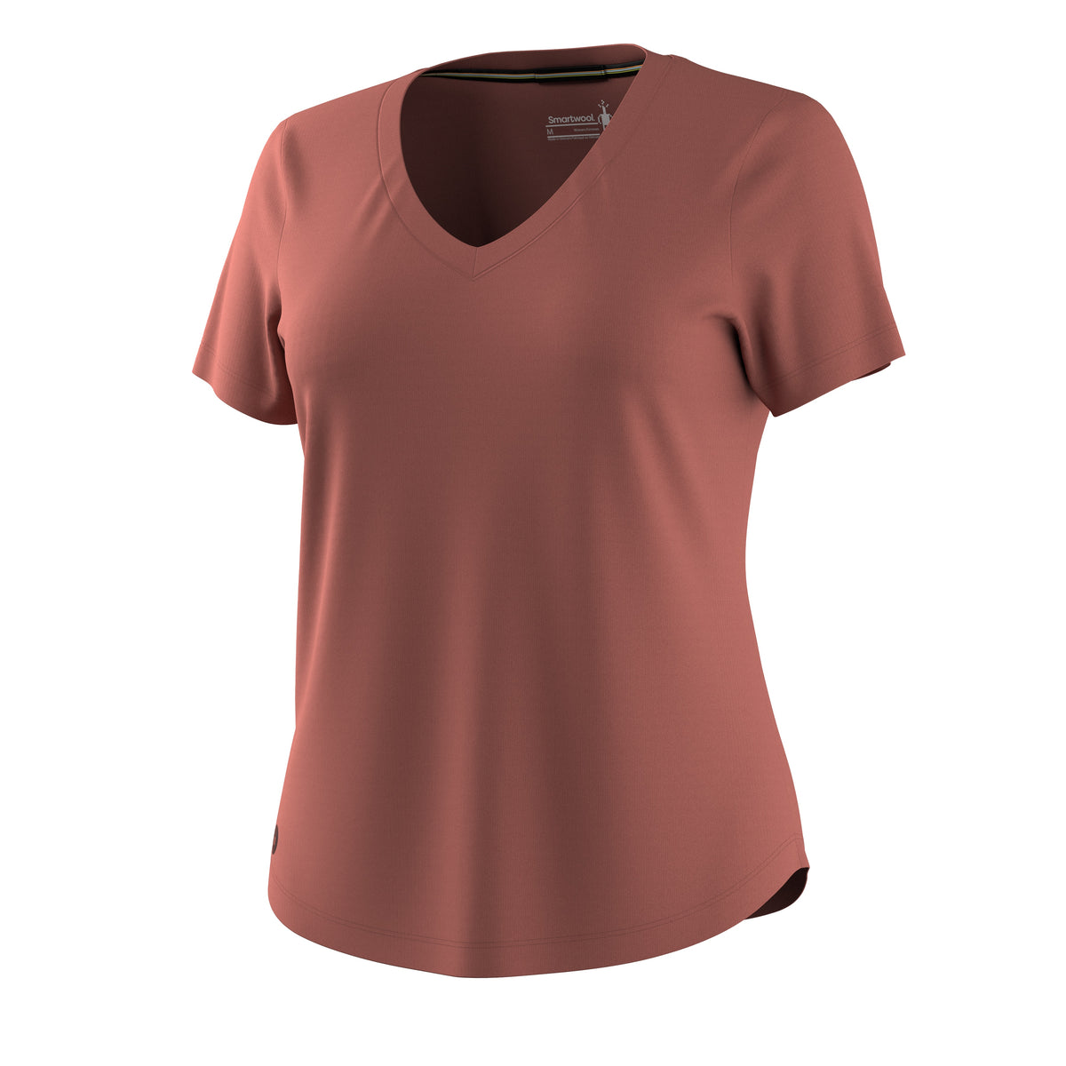 Women's Active Ultralite V-Neck Short Sleeve Burnt Sienna - 3