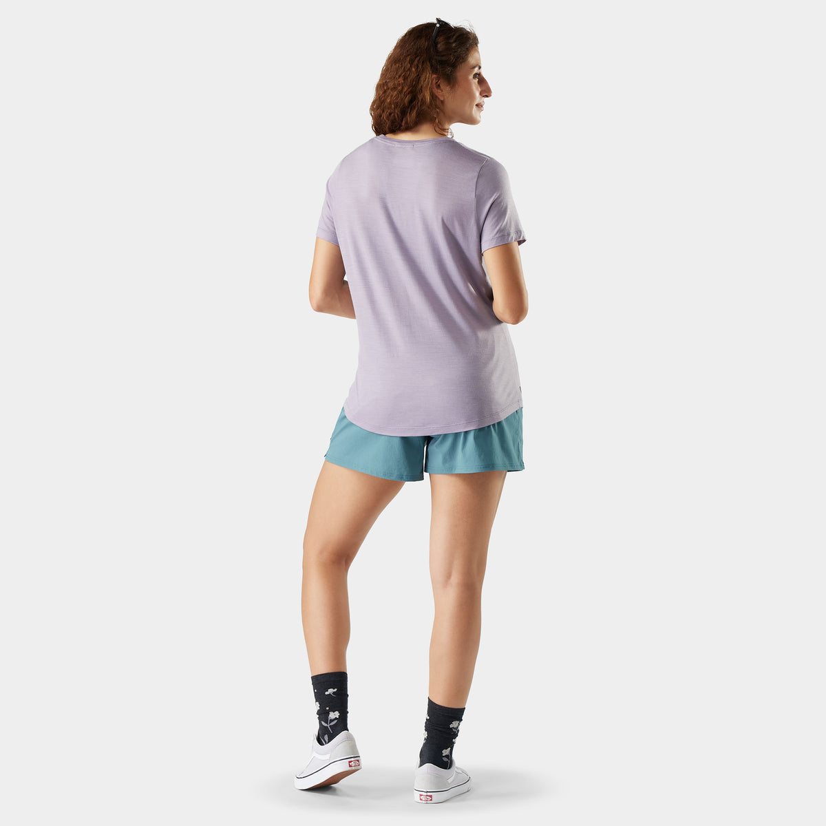 Women's Active Ultralite V-Neck Short Sleeve Purple Storm - 2