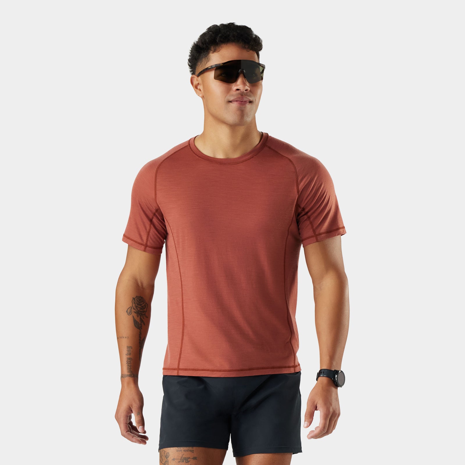 Men's Active Ultralite Short Sleeve Burnt Sienna - ver - 1