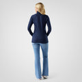 Women's Thermal Merino Rib Turtleneck Mink-Chalk Violet Heather - ver - 2