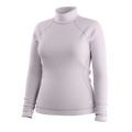 Women's Thermal Merino Rib Turtleneck Icy Lavender Heather - ver - 3