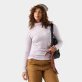 Women's Thermal Merino Rib Turtleneck Icy Lavender Heather - ver - 1