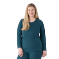 Women's Classic Thermal Merino Base Layer Crew Plus Black - ver - 13