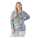 Women's Classic Thermal Merino Base Layer Crew Plus Black - ver - 44