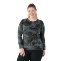 Women's Classic Thermal Merino Base Layer Crew Plus Black - ver - 17