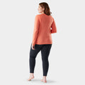 Women's Classic Thermal Merino Base Layer Crew Plus Black - ver - 76