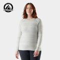 Women's Classic Thermal Merino Base Layer Crew Plus Black - ver - 71