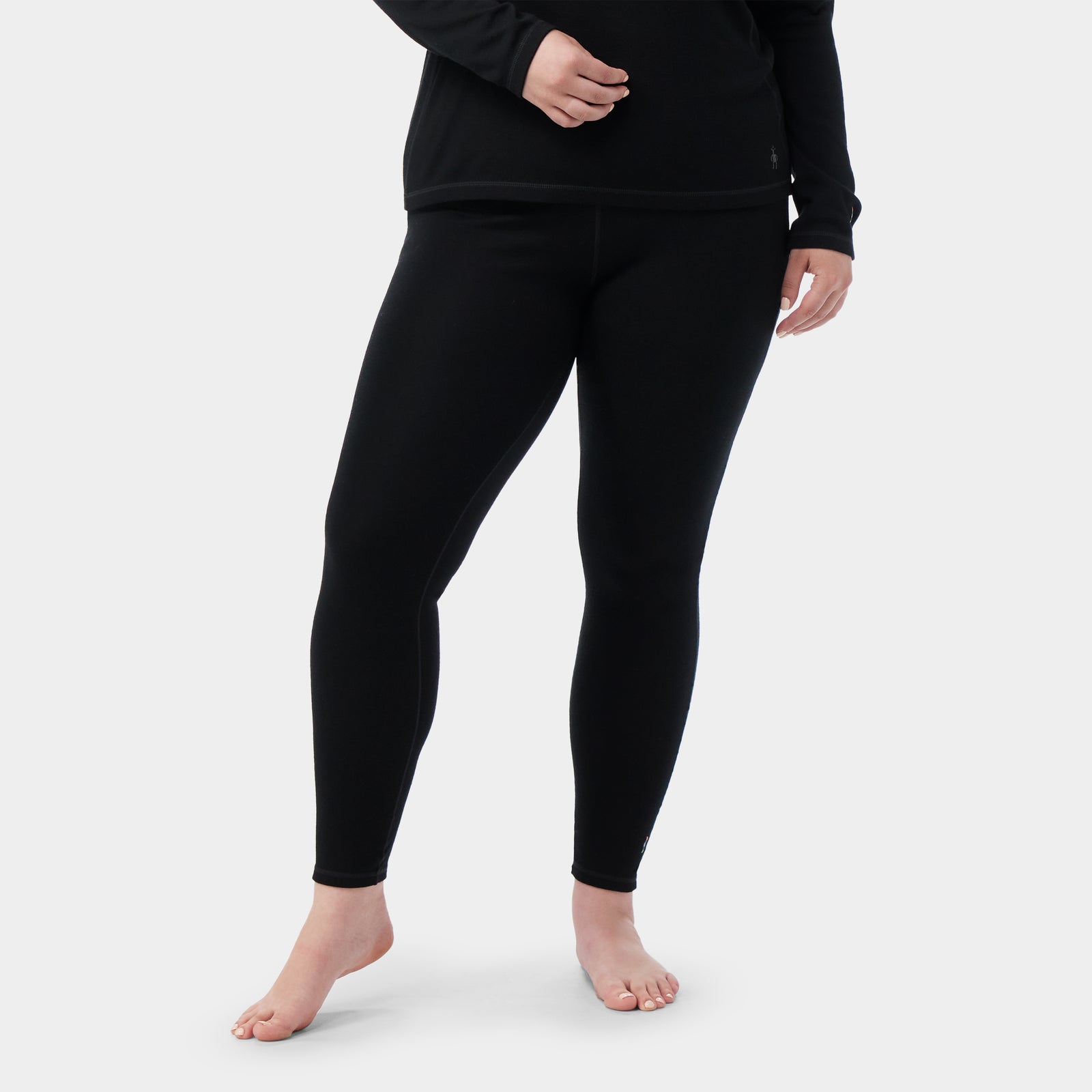 Women's Classic Thermal Merino Base Layer Bottom Plus Twilight Blue Heather - ver - 1