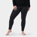 Women's Classic Thermal Merino Base Layer Bottom Plus Twilight Blue Heather - ver - 31