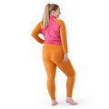 Women's Classic Thermal Merino Base Layer Bottom Plus Twilight Blue Heather - ver - 2