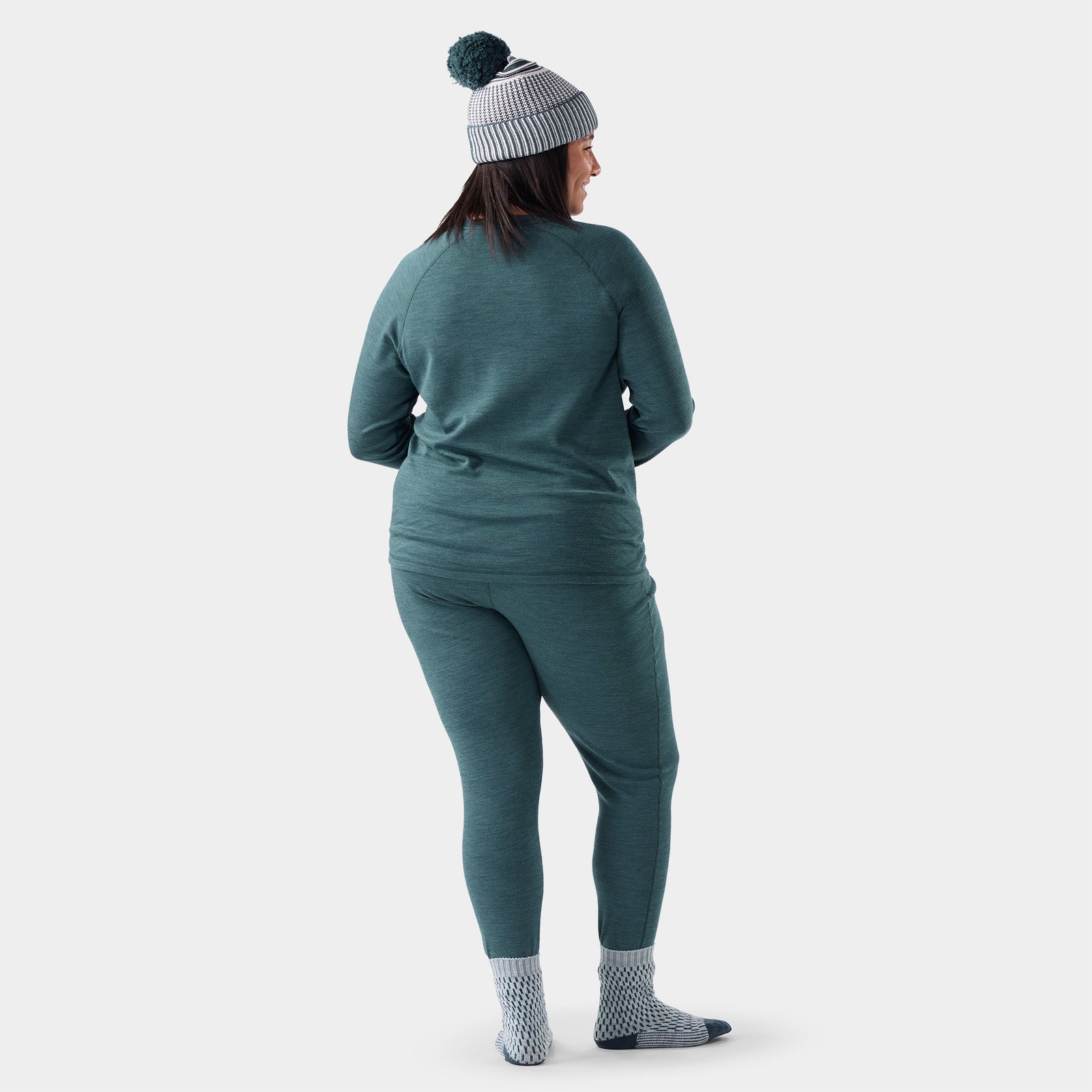 Caleçon long thermal Merino classique pour femmes taille plus  - voir - 2