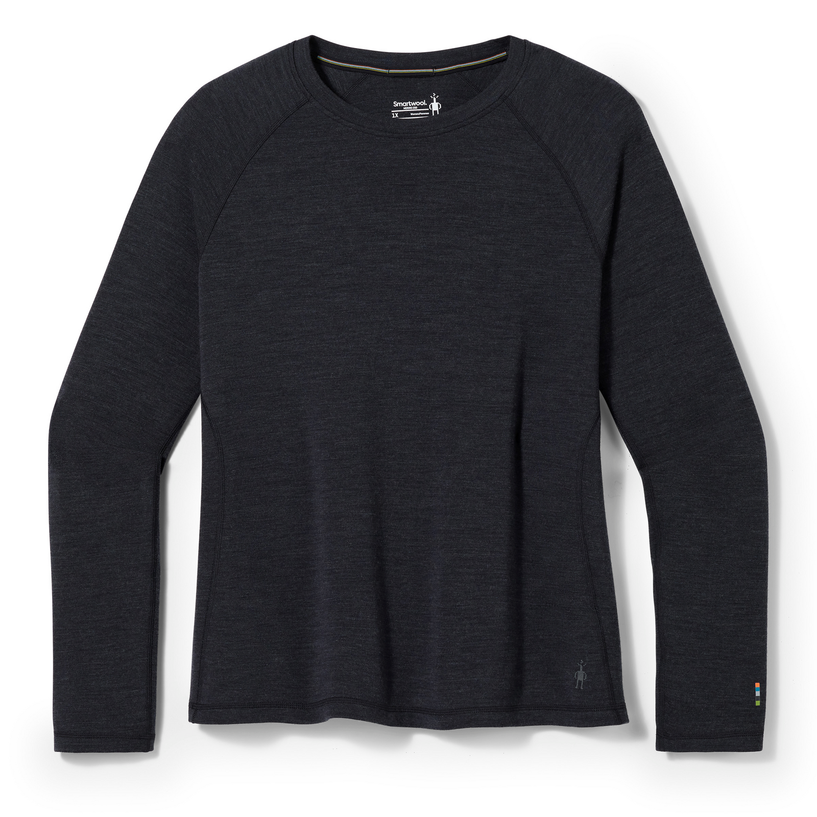 Women's Classic Thermal Merino Base Layer Crew Plus Chalk Violet Heather - ver - 3