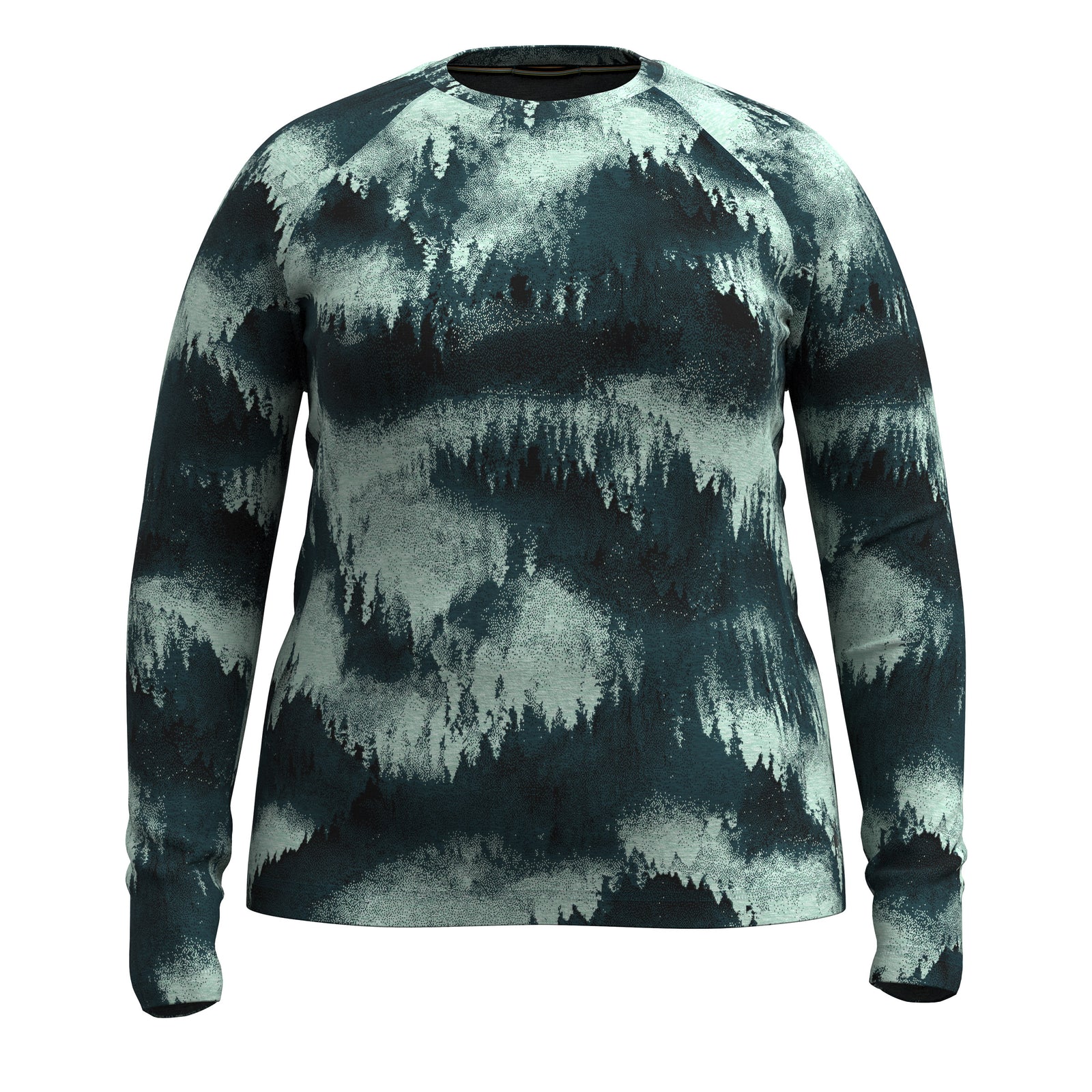 Haut de base Classic Thermal Merino à encolure ronde pour femmes tailles plus en boîte  - voir - 3