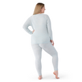 Women's Classic Thermal Merino Base Layer Crew Plus Chalk Violet Heather - ver - 17