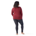 Women's Classic Thermal Merino Base Layer Crew Plus Chalk Violet Heather - ver - 21