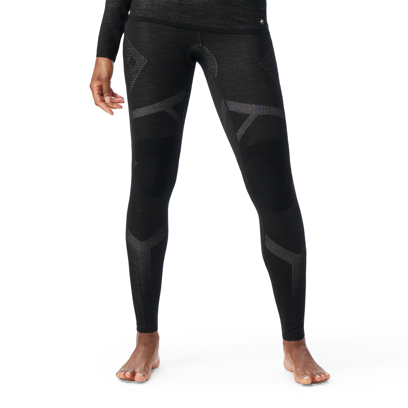 Women's Intraknit™ Thermal Merino Base Layer Bottom Black-White - ver - 1