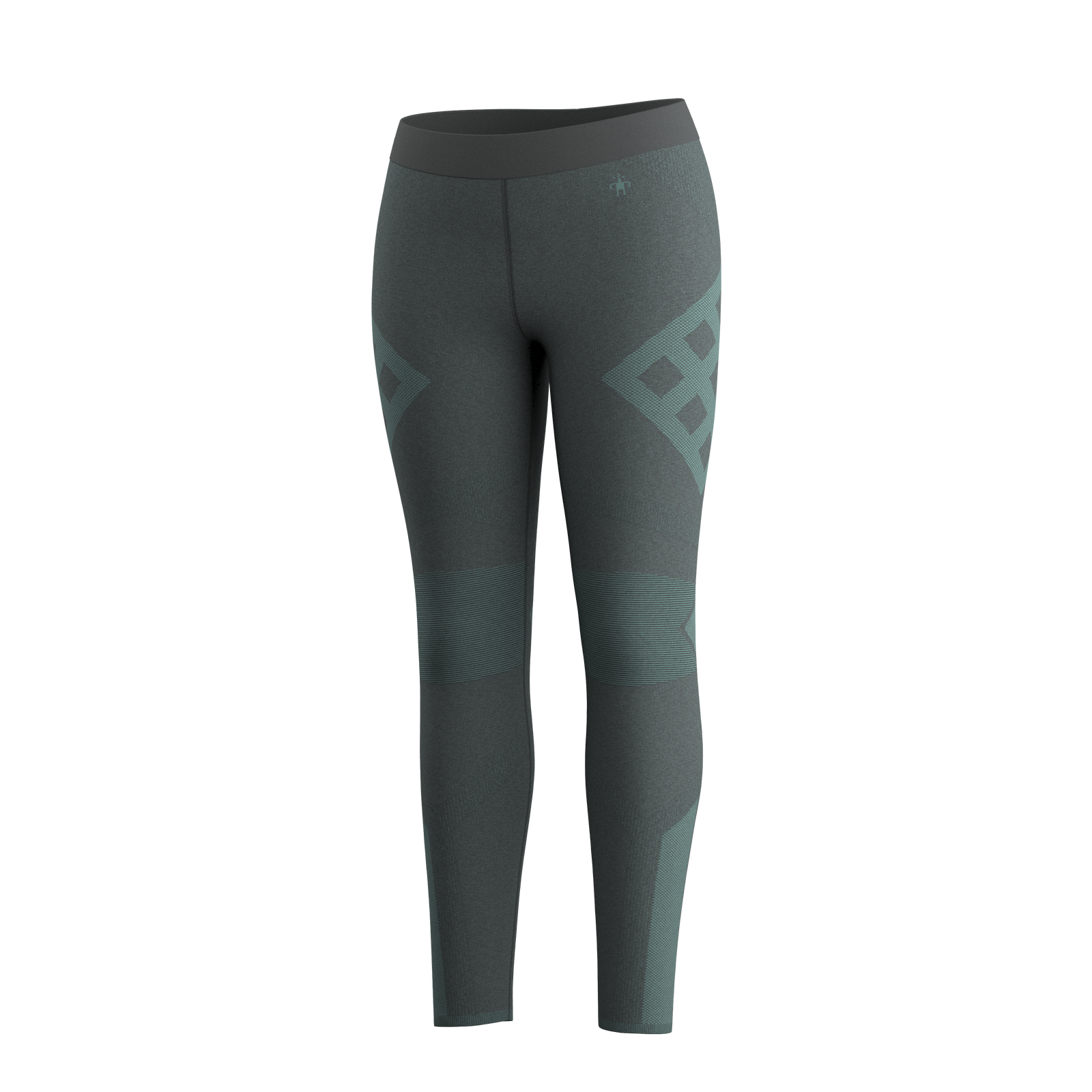 Women's Intraknit™ Thermal Merino Base Layer Bottom Charcoal-Dusty Teal - ver - 4