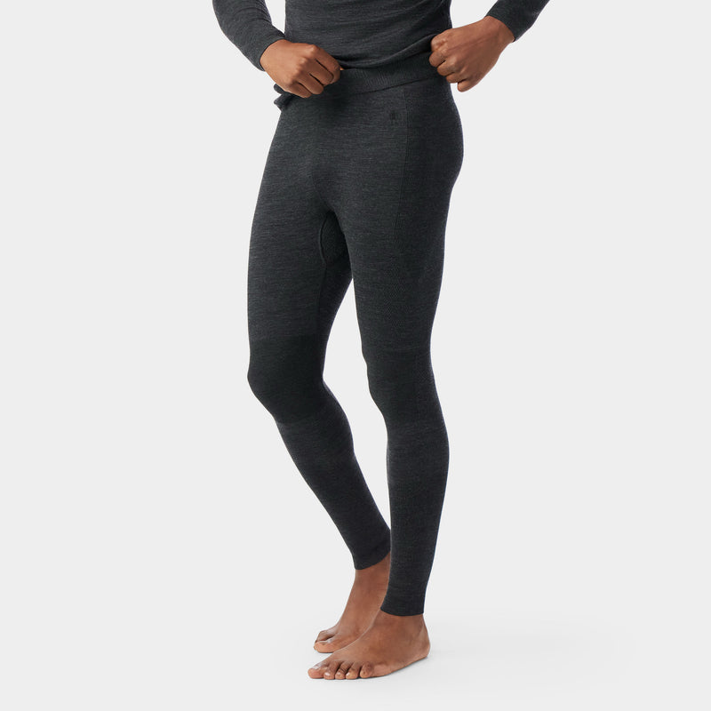 Men's Intraknit™ Thermal Merino Base Layer Bottom - Charcoal Heather-Black / L