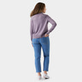 Women's Edgewood Mock Neck Sweater Natural Donegal - ver - 22