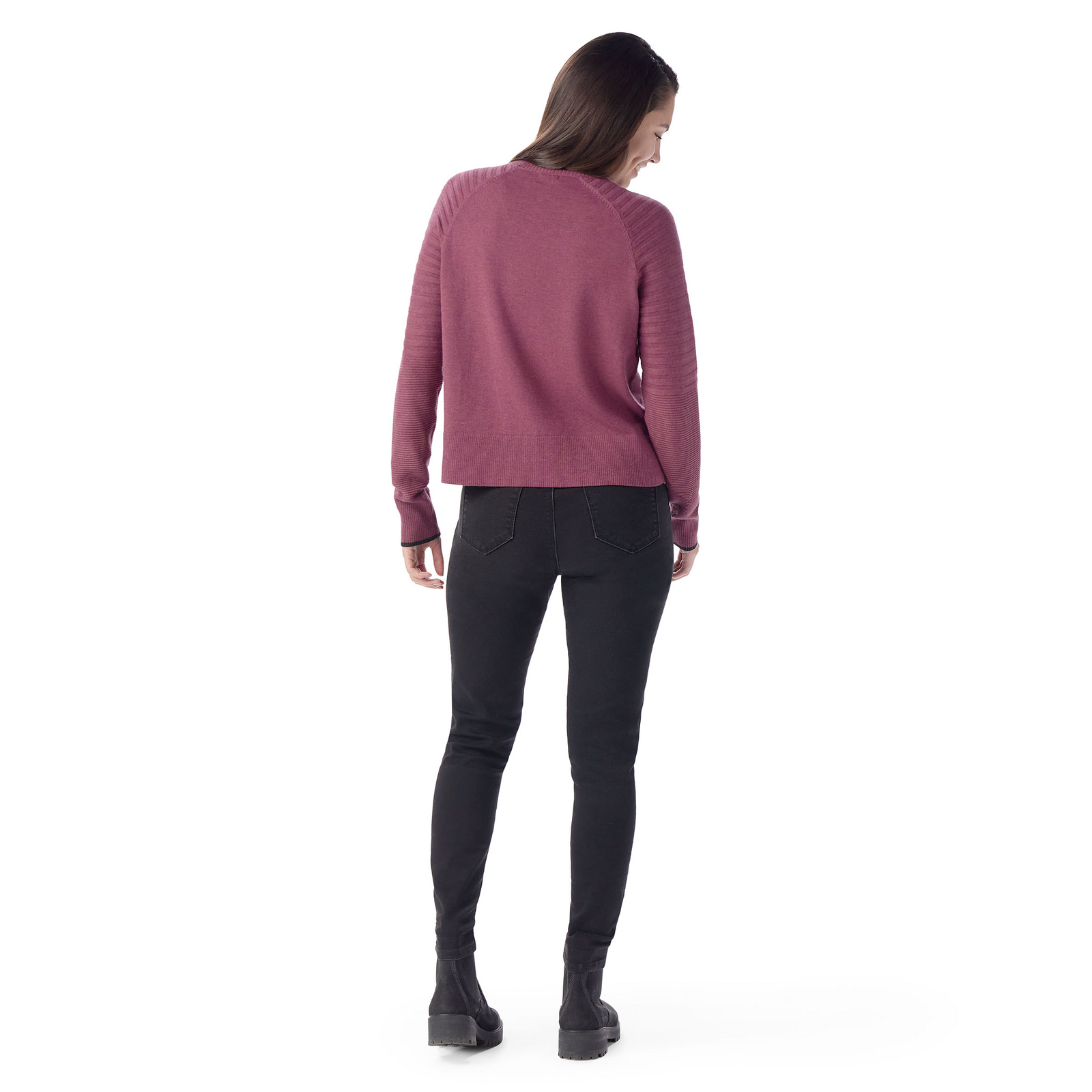 Women's Edgewood Mock Neck Sweater Natural Donegal - ver - 6