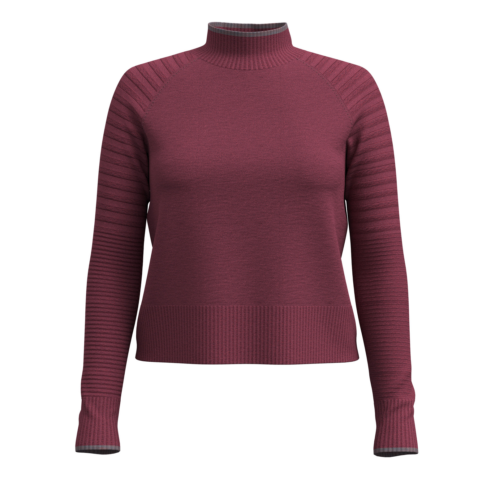 Women's Edgewood Mock Neck Sweater Natural Donegal - ver - 7