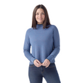 Women's Edgewood Mock Neck Sweater Natural Donegal - ver - 13