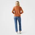Women's Edgewood Mock Neck Sweater Terracotta Heather - ver - 2