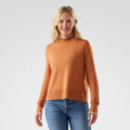 Women's Edgewood Mock Neck Sweater Terracotta Heather - ver - 1
