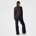 Women's Edgewood Mock Neck Sweater Natural Donegal - ver - 18