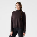Women's Edgewood Mock Neck Sweater Natural Donegal - ver - 17