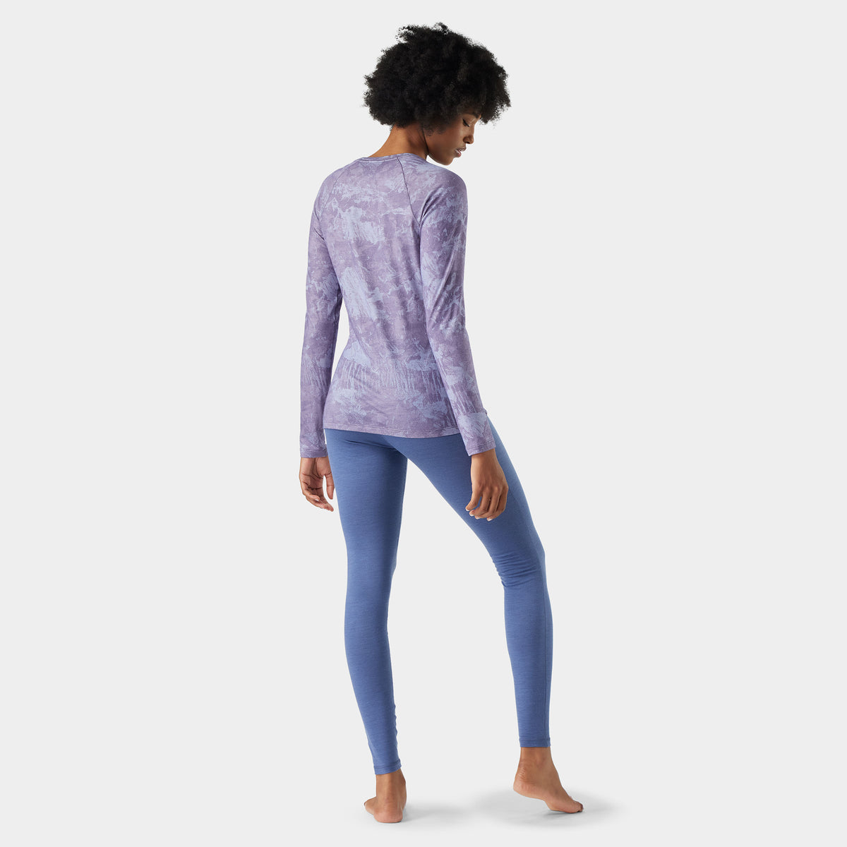 Women's Classic All-Season Merino Base Layer Bottom Nightfall Blue - 2