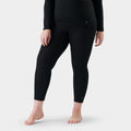 Women's Classic All-Season Merino Base Layer Bottom Plus Black - ver - 1