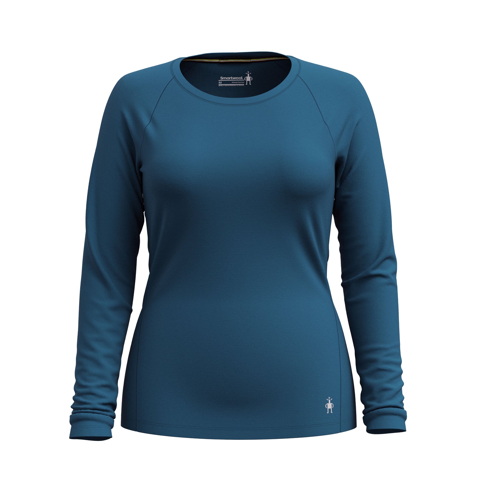Women's Classic All-Season Merino Base Layer Crew Purple Storm Mountain - ver - 3