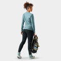 Women's Classic All-Season Merino Base Layer Crew Dusty Teal - ver - 2