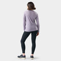 Women's Classic All-Season Merino Base Layer Crew Purple Storm - ver - 2