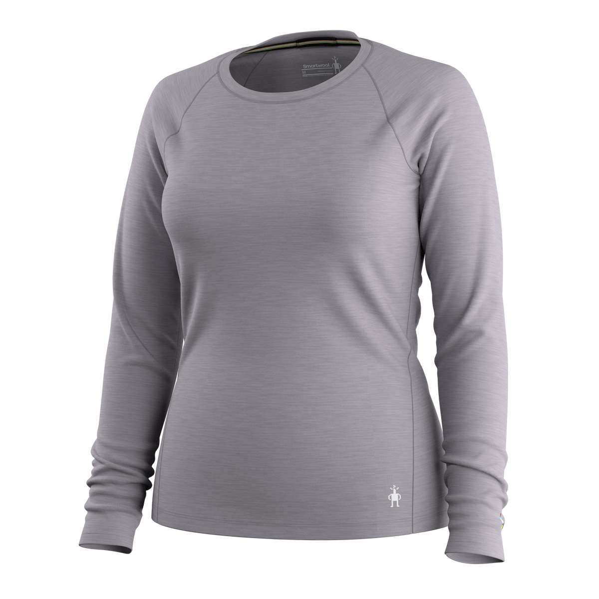 Women's Classic All-Season Merino Base Layer Crew Purple Storm - ver - 4