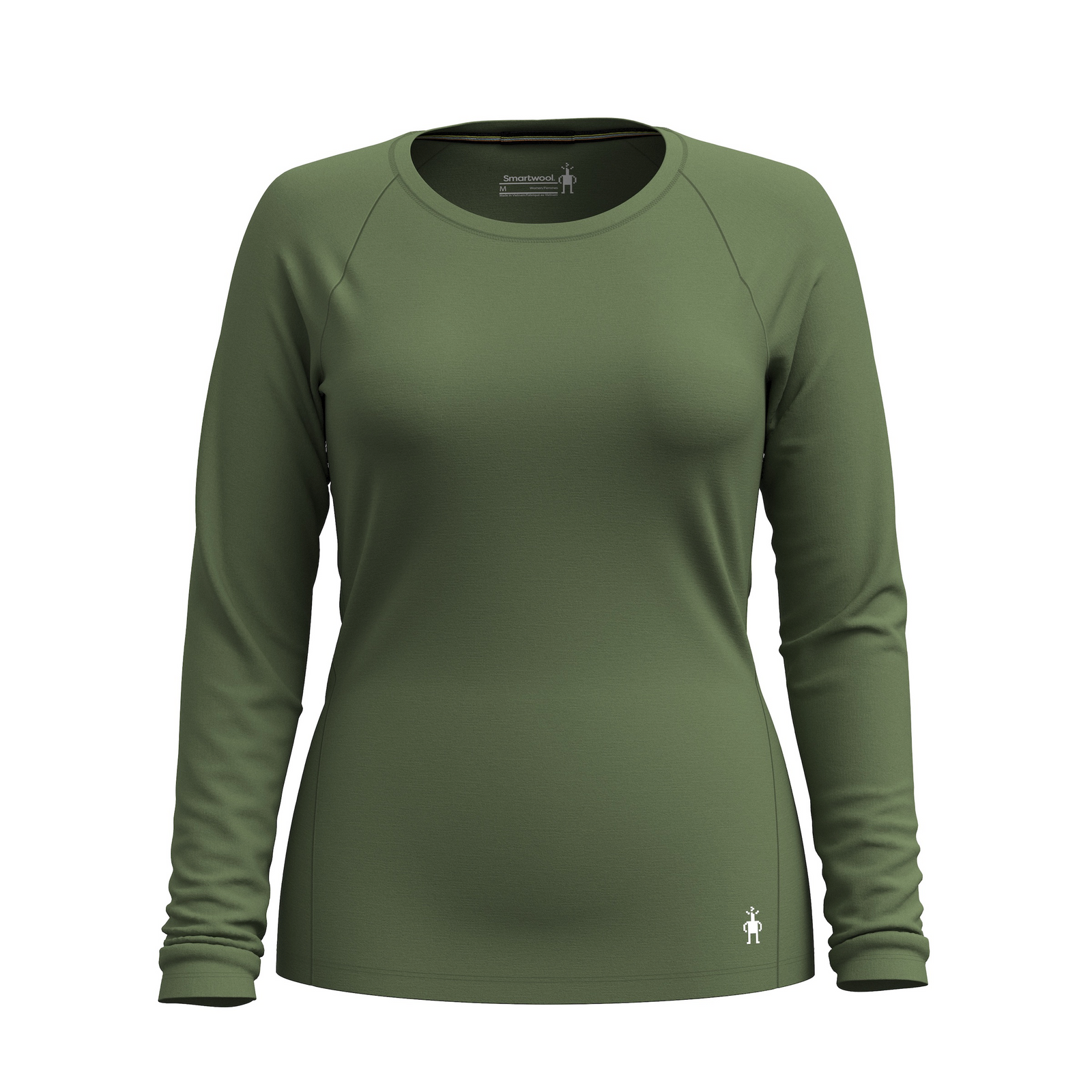 Women's Classic All-Season Merino Base Layer Crew Purple Storm Mountain - ver - 3