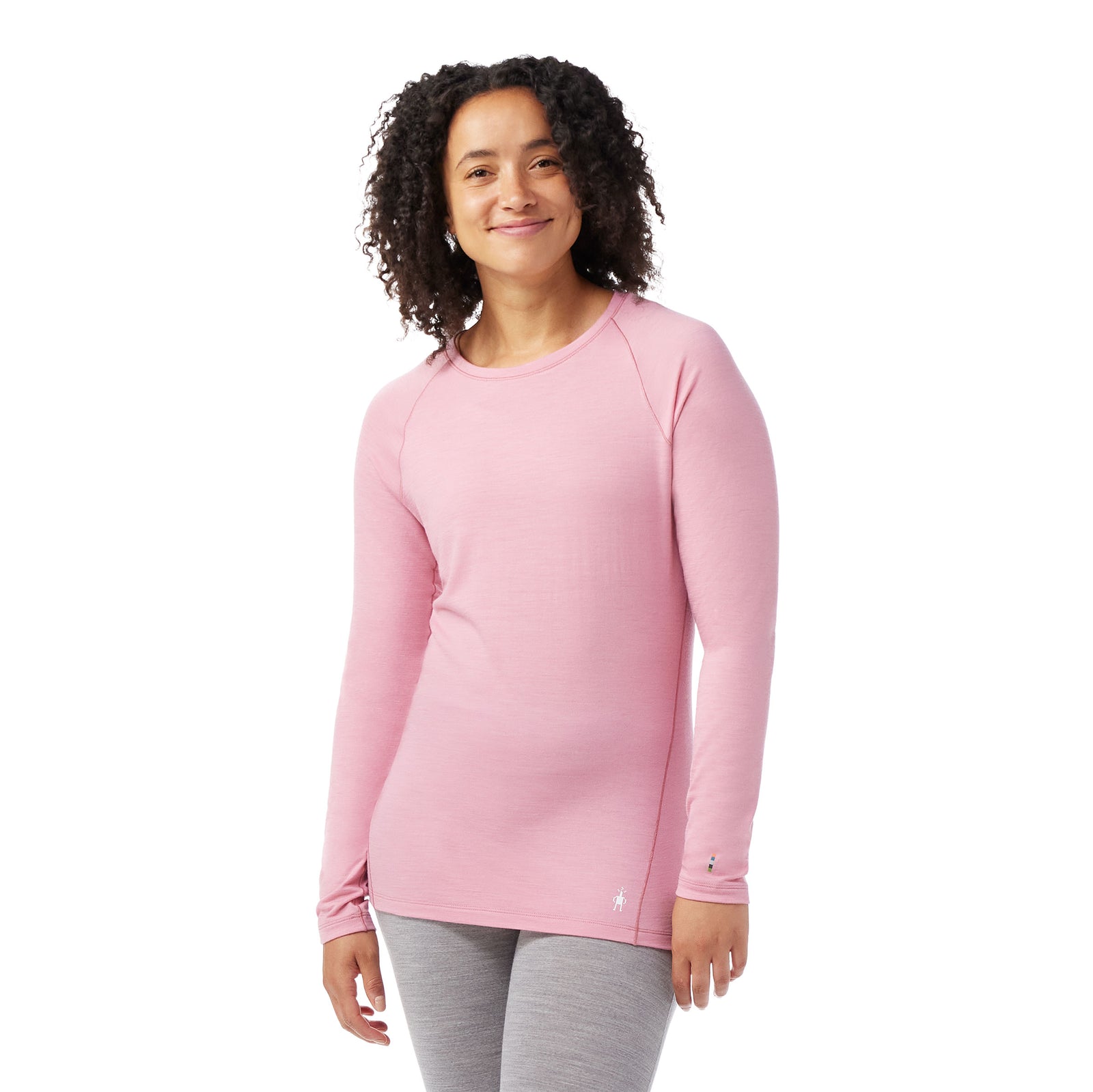 Women's Classic All-Season Merino Base Layer Crew Pacific Blue - ver - 1