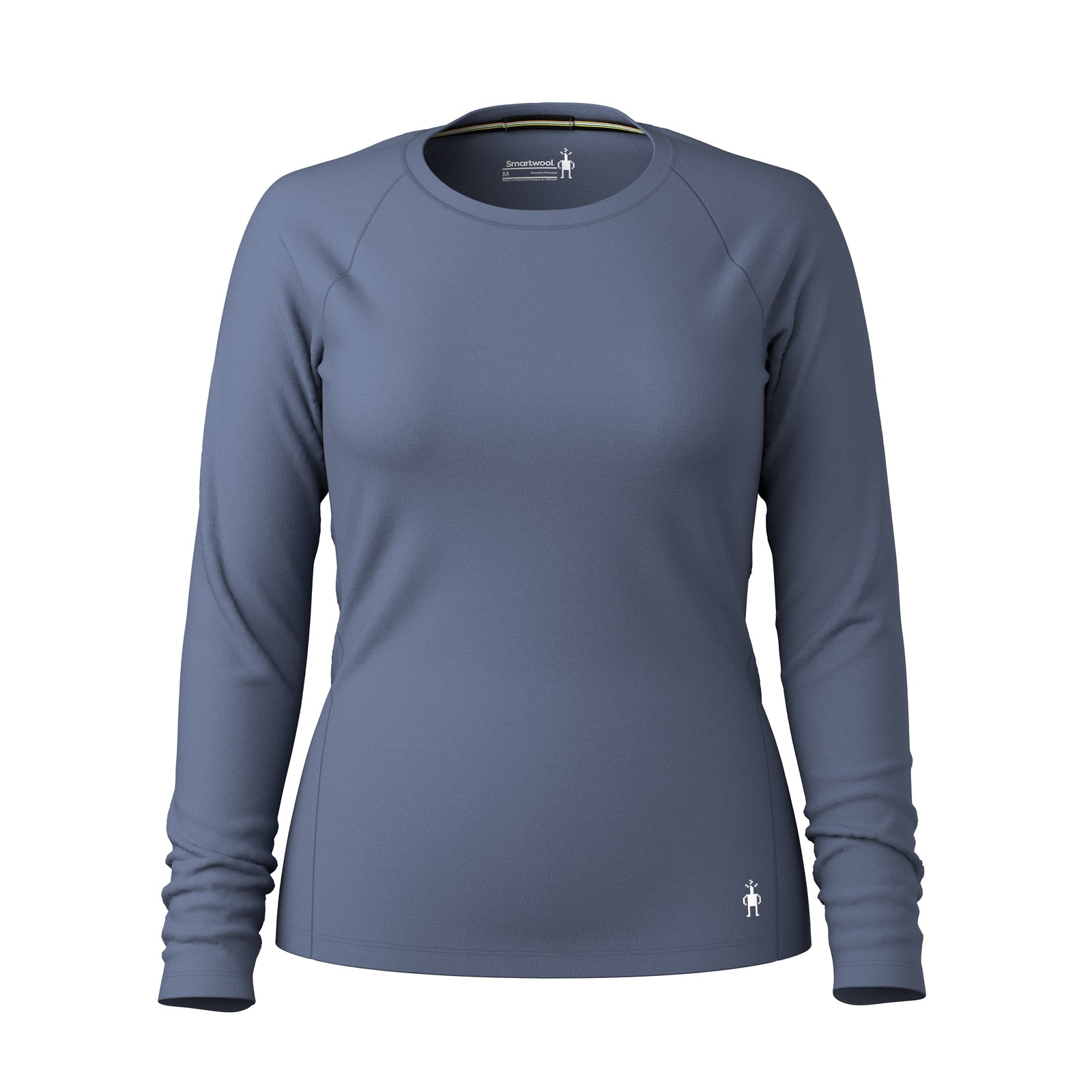 Women's Classic All-Season Merino Base Layer Crew Nightfall Blue - ver - 3