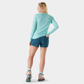 Women's Classic All-Season Merino Base Layer Crew Purple Storm Mountain - ver - 21