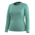 Women's Classic All-Season Merino Base Layer Crew Purple Storm Mountain - ver - 22
