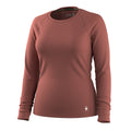 Women's Classic All-Season Merino Base Layer Crew Purple Storm Mountain - ver - 11