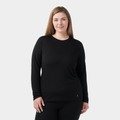 Haut de base à encolure ronde Classic All-Season pour femmes taille plus  - voir - 34