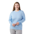 Haut de base à encolure ronde Classic All-Season pour femmes taille plus  - voir - 21