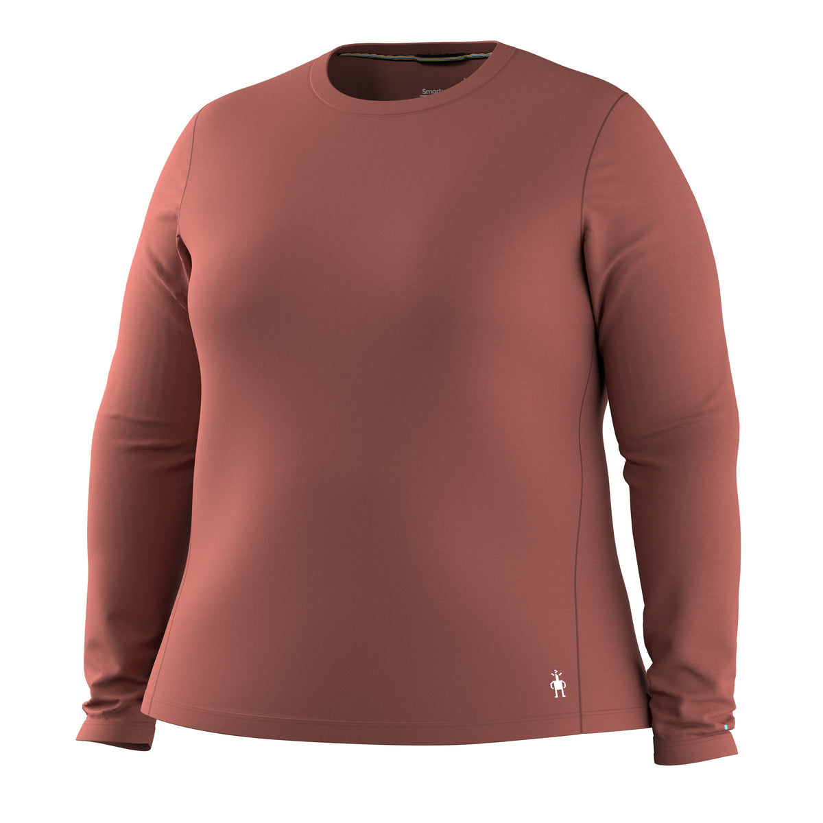 Women's Classic All-Season Merino Base Layer Crew Plus Burnt Sienna - 3