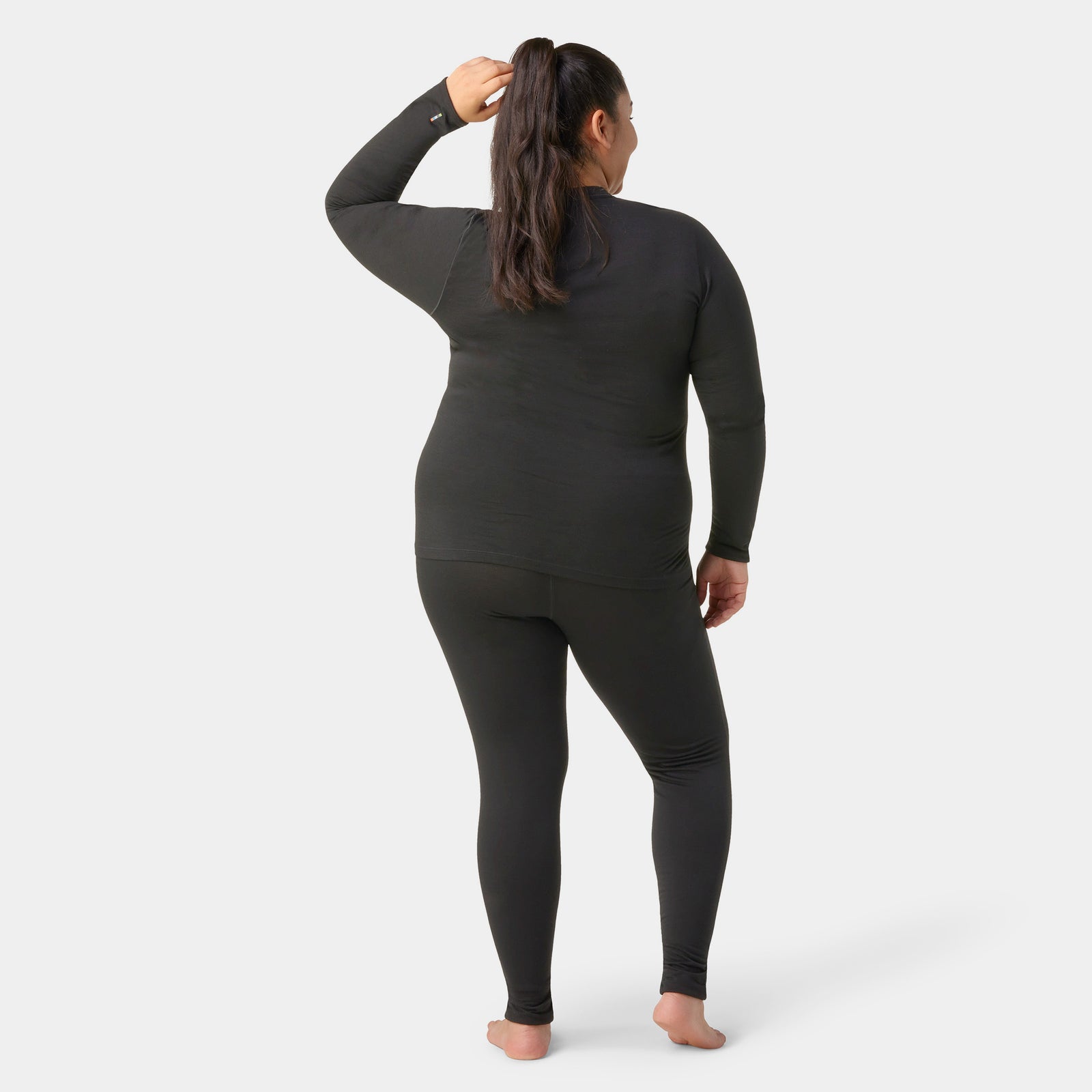 Women's Classic All-Season Merino Base Layer Crew Plus Nightfall Blue - ver - 2