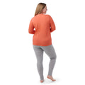 Women's Classic All-Season Merino Base Layer Crew Plus Nightfall Blue - ver - 5