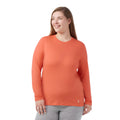 Women's Classic All-Season Merino Base Layer Crew Plus Nightfall Blue - ver - 4