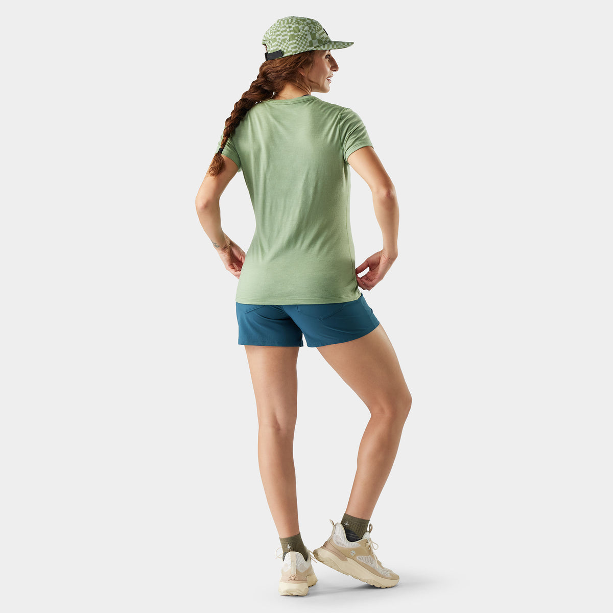 Women's Merino Short Sleeve Tee Green Tea - 2
