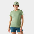 Women's Merino Short Sleeve Tee Green Tea - ver - 1